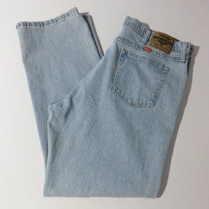 Wrangler 97FXVVB Light Wash Denim Jeans Tag 38x31 Cowboy Pants